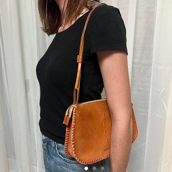 Miu Miu FW2000 Tan Leather Bag - Picture 3 of 4